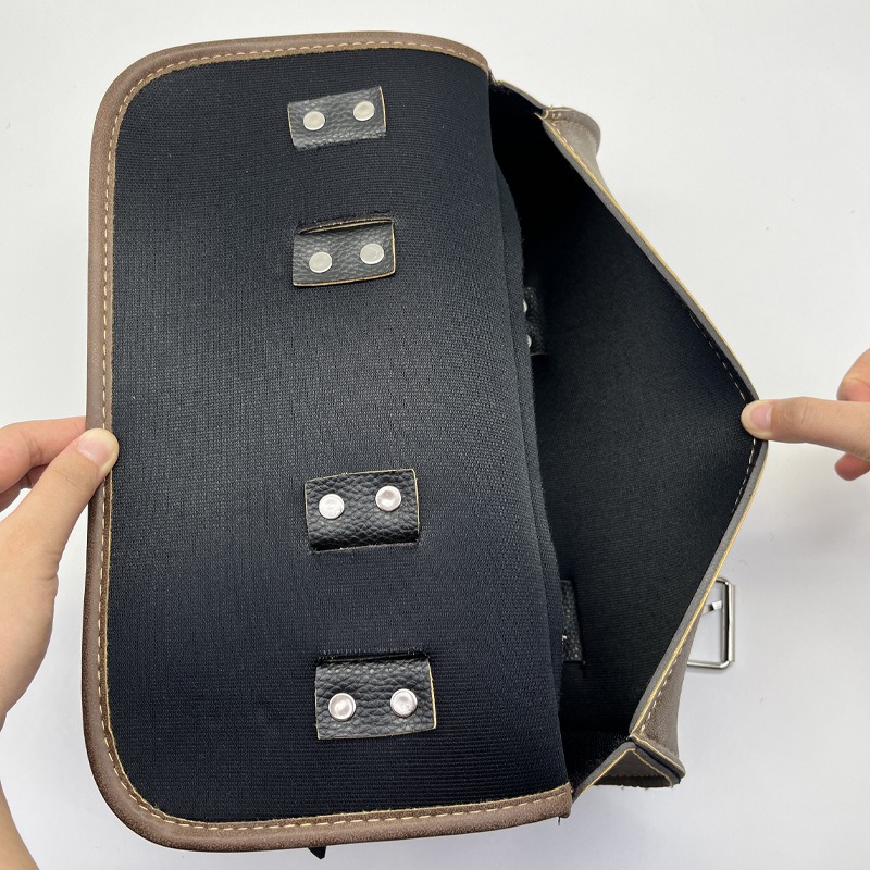 (限量) 復古 馬鞍包 馬鞍袋 檔車 掛包 邊包  機車包  尾箱 哈雷 野狼 rebel gogoro 雲豹 電動車-細節圖3