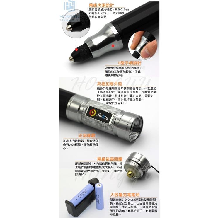 台灣現貨 微型 充電 18650鋰電 可更換電池 電磨機 雕刻筆 小型手持打磨拋光 附收納盒-細節圖3