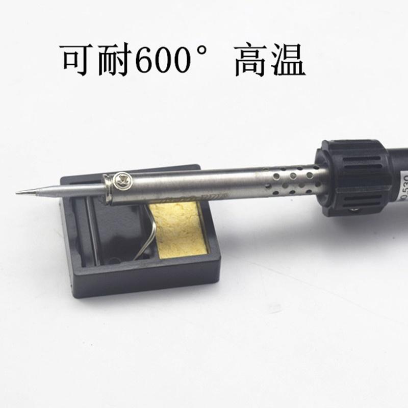 微型 小型 烙鐵架 簡易 除錫 清潔器 迷你烙鐵架 電烙鐵 支架 耐溫600度 電木烙鐵架 附海綿-細節圖3