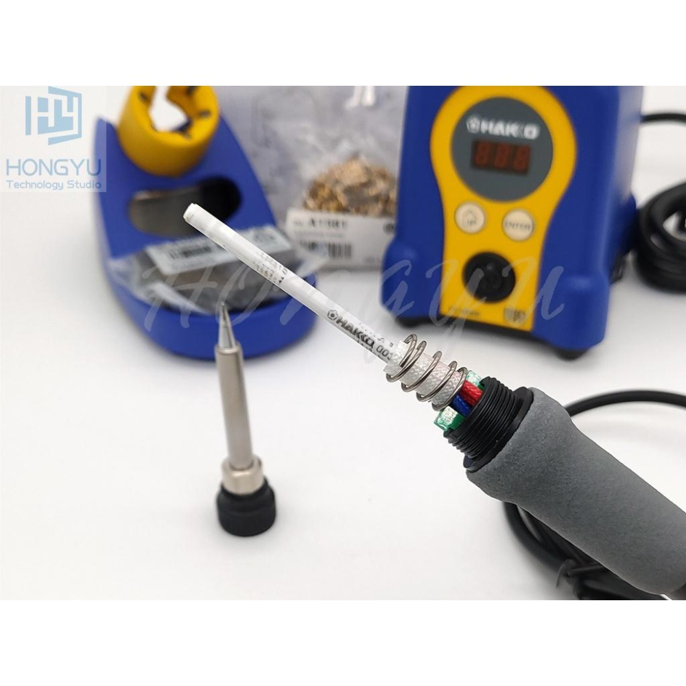 台灣公司貨 HAKKO FX-888D 溫控 電烙鐵 恆溫 烙鐵 焊槍 焊台 溫控烙鐵 陶瓷芯加熱-細節圖4