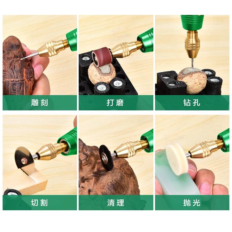 台灣現貨 美耐特 18650 充電式 電磨機 動力雕刻筆 多功能 小型打磨器 玉石 磨光機-細節圖8