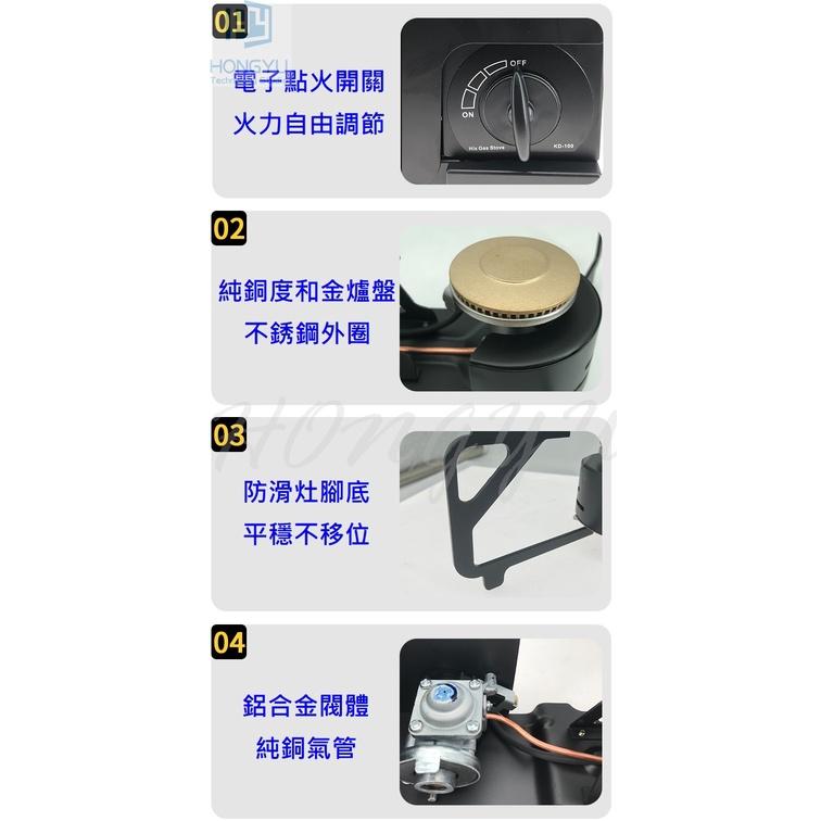 台灣現貨 便攜式 折疊 摺疊 卡式爐 戶外 野外 露營 卡式爐 大火力 烤爐 氣灶 附收納袋-細節圖6