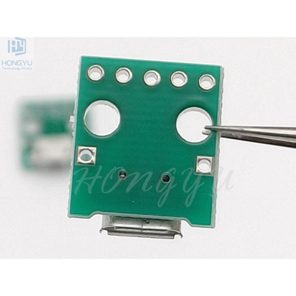 新版 正負加粗 MICRO USB 轉接板 測試板 雙面正反插 5P 轉DIP PCB 轉接板 現貨-細節圖4