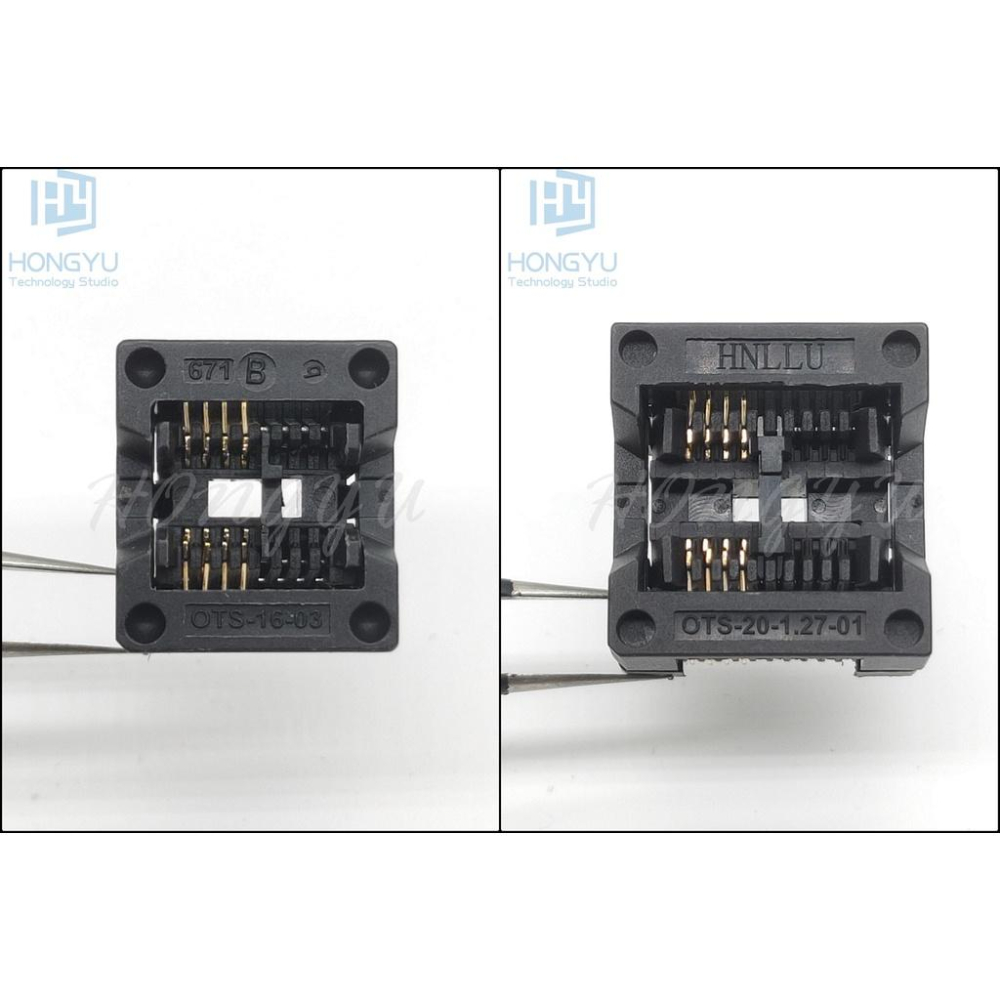 台灣出貨 SMD SOP8轉SOP8 轉DIP16 SA602 鍍金 IC 轉換座 測試座 燒錄座 150/200mil-細節圖8