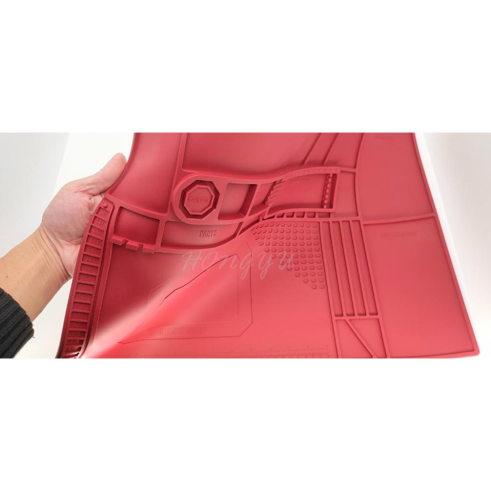 維修墊 矽膠墊 隔熱墊 電腦手機維修台 磁性 隔熱墊 耐溫500度 熱風槍焊台工作墊 烙鐵 手機拆螢幕 塑膠墊-細節圖8