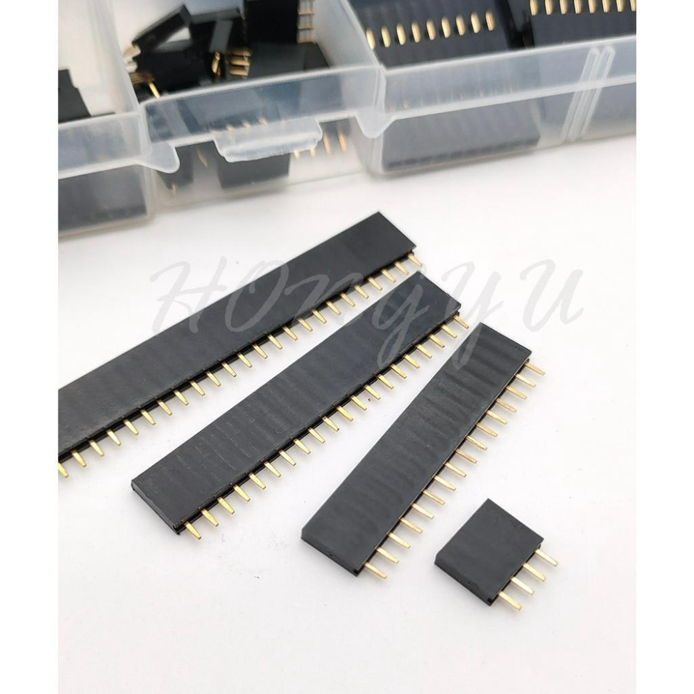 2.54mm 排針 母座 單排 插針 插座 連接器 PCB板 120pcs 組合 套件 現貨-細節圖4