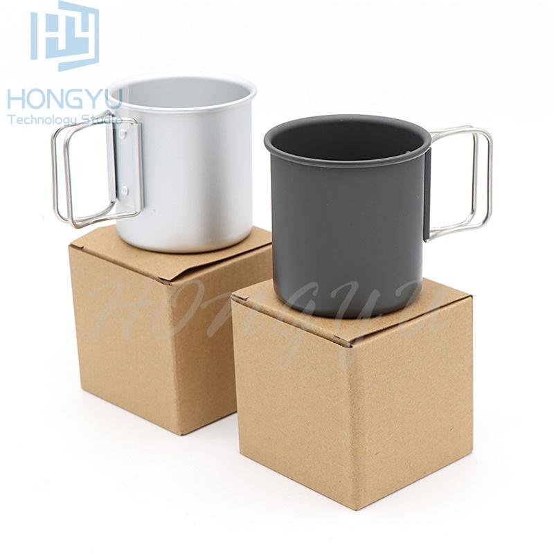 台灣現貨 鋁合金 戶外 露營 野外 輕便 迷你 水杯 馬克杯 300ml-細節圖7