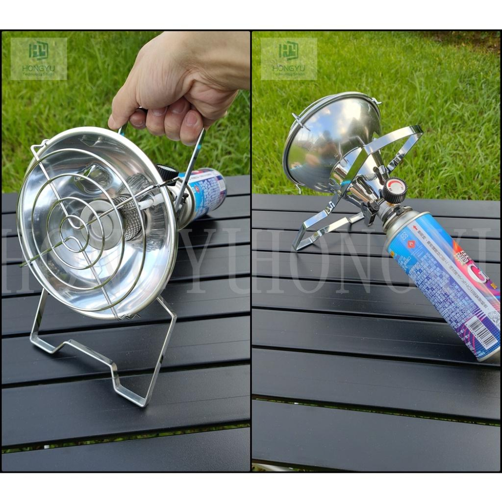 新款 戶外野營迷你 輕便取暖器 瓦斯罐 取暖爐 秋冬露營 垂釣 帳篷 取暖 現貨-細節圖3