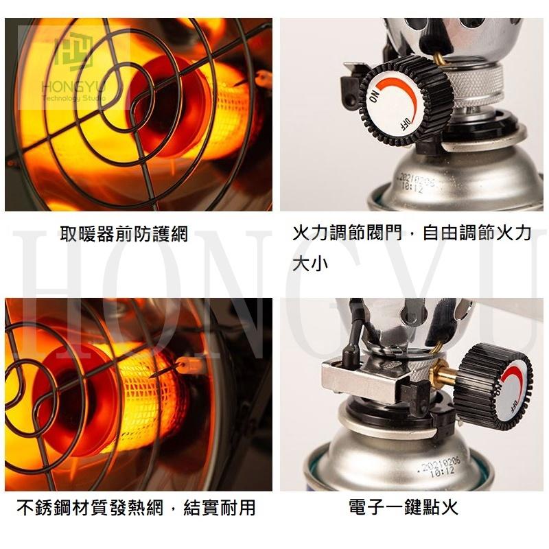 新款 戶外野營迷你 輕便取暖器 瓦斯罐 取暖爐 秋冬露營 垂釣 帳篷 取暖 現貨-細節圖9