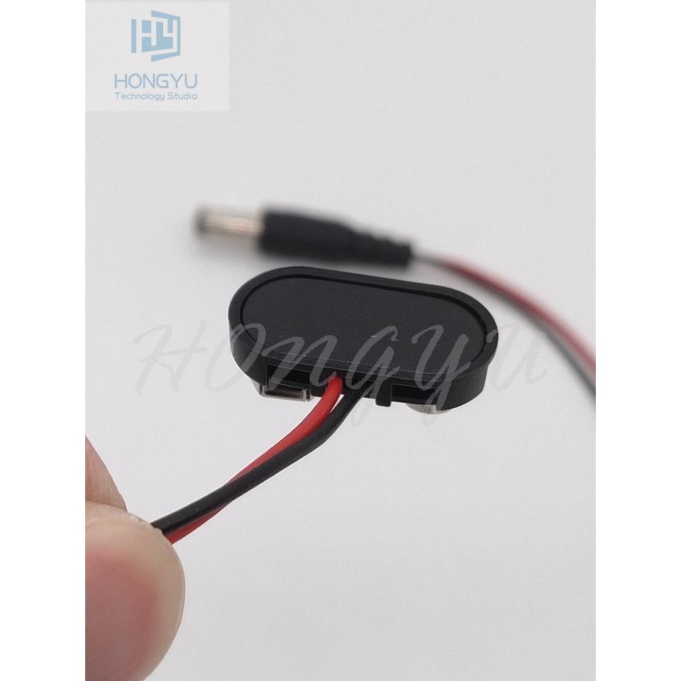 台灣出貨 9V 電源線 電池扣 兼容 UNO 2560 DUE ARDUINO dc3.5母頭 電源轉換頭-細節圖5