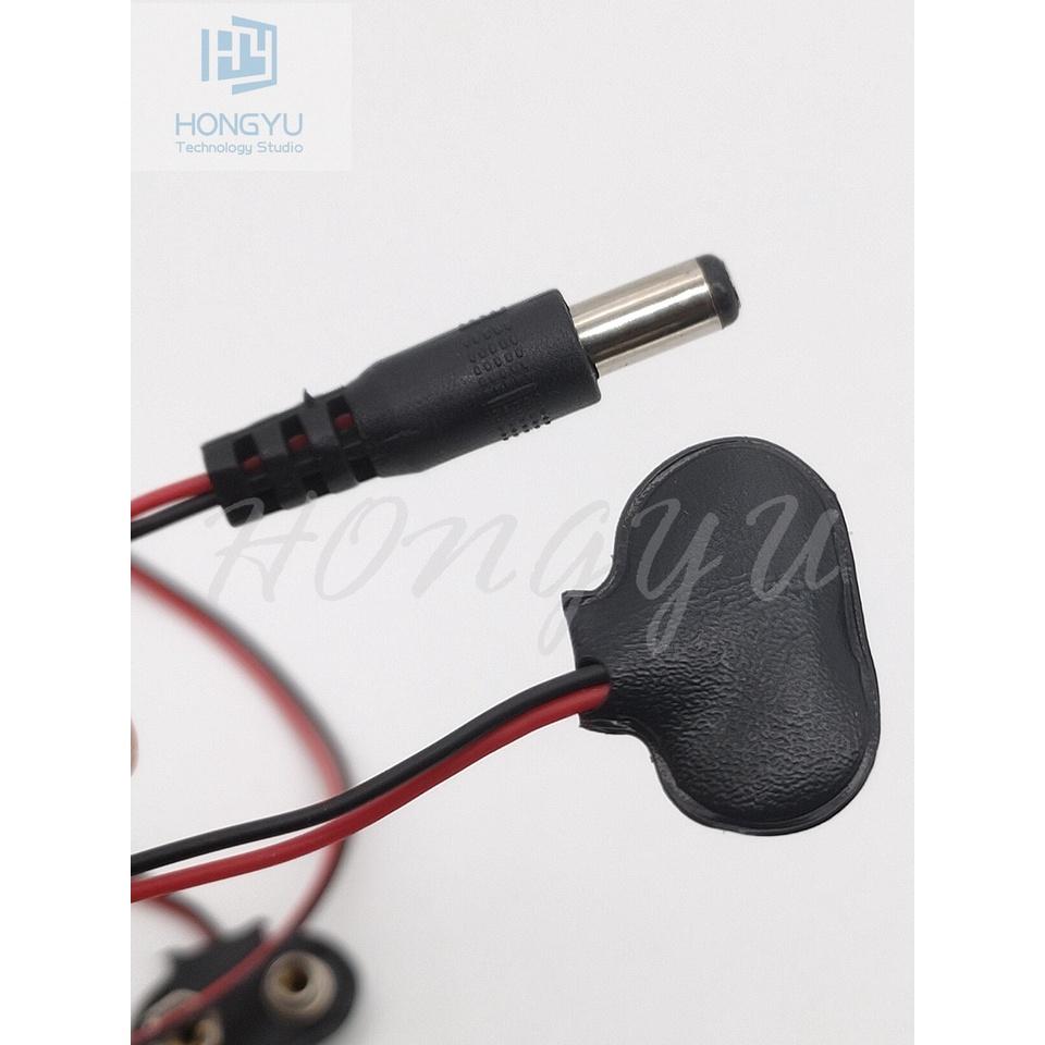 台灣出貨 9V 電源線 電池扣 兼容 UNO 2560 DUE ARDUINO dc3.5母頭 電源轉換頭-細節圖7