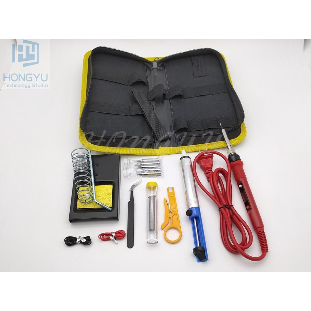 936H 數位調溫 烙鐵 內熱式電烙鐵 調溫電烙鐵 數顯烙鐵 110V/80W 套裝組 收納袋-細節圖4