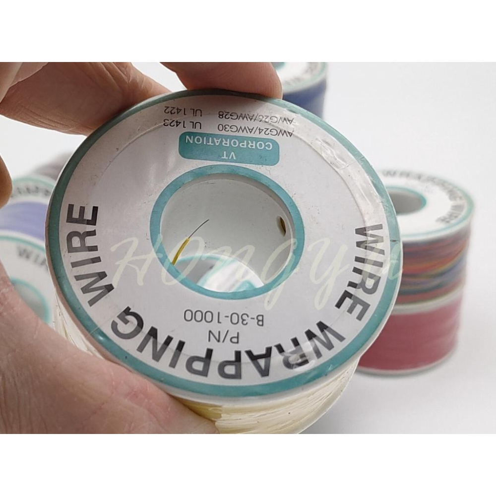 30AWG 30# OK線 單芯線 PCB跳線 鍍錫銅線 250M 多色 現貨-細節圖5
