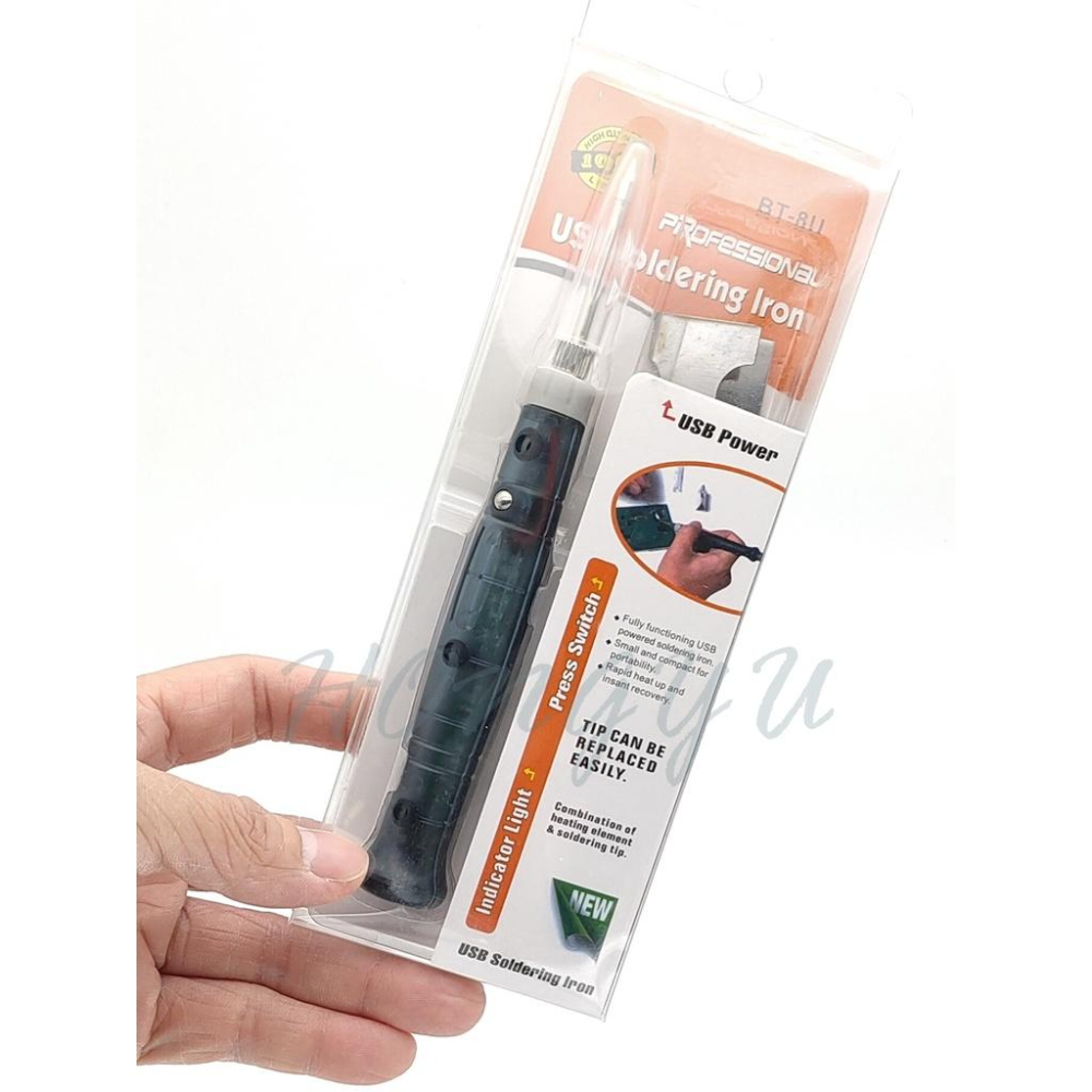 USB 焊槍 電烙鐵 USB供電 烙鐵 輕巧 攜帶方便 USB 5V 手機 維修 焊錫 維修 焊接工具 現貨-細節圖7