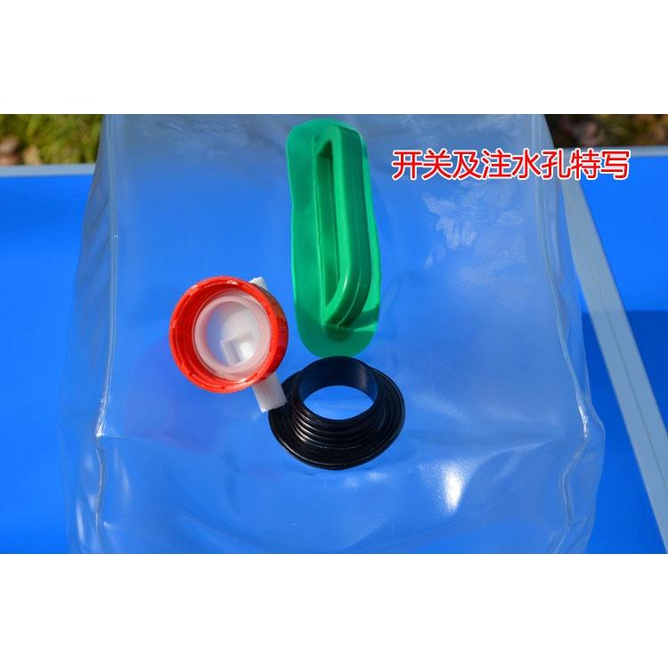 台灣出貨 戶外 露營 野餐 車用 攜帶式PVC 折疊水桶 10L 15L 20L-細節圖7