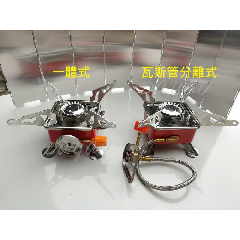 戶外 露營 野外 燒烤 迷你摺疊 卡式爐 小方爐 攜帶方便 迷你小方爐 四方掌心爐 一體式 / 分離式 台灣現貨-細節圖4