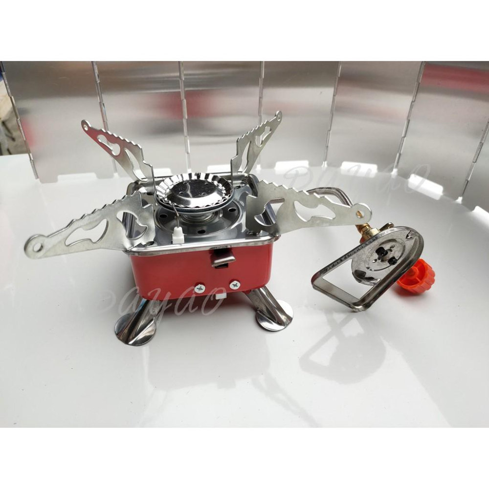 戶外 露營 野外 燒烤 迷你摺疊 卡式爐 小方爐 攜帶方便 迷你小方爐 四方掌心爐 一體式 / 分離式 台灣現貨-細節圖5