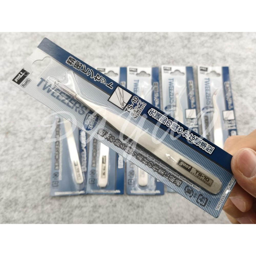 日本原裝 goot 不銹鋼鑷子 鑷子 萬用夾 TS-10 / 11 / 12 / 13 / 14 / 15 現貨-細節圖3