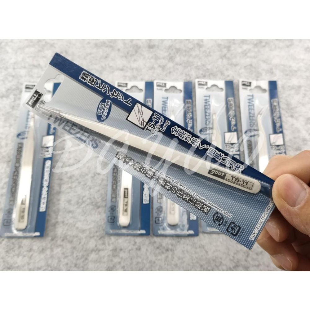 日本原裝 goot 不銹鋼鑷子 鑷子 萬用夾 TS-10 / 11 / 12 / 13 / 14 / 15 現貨-細節圖5