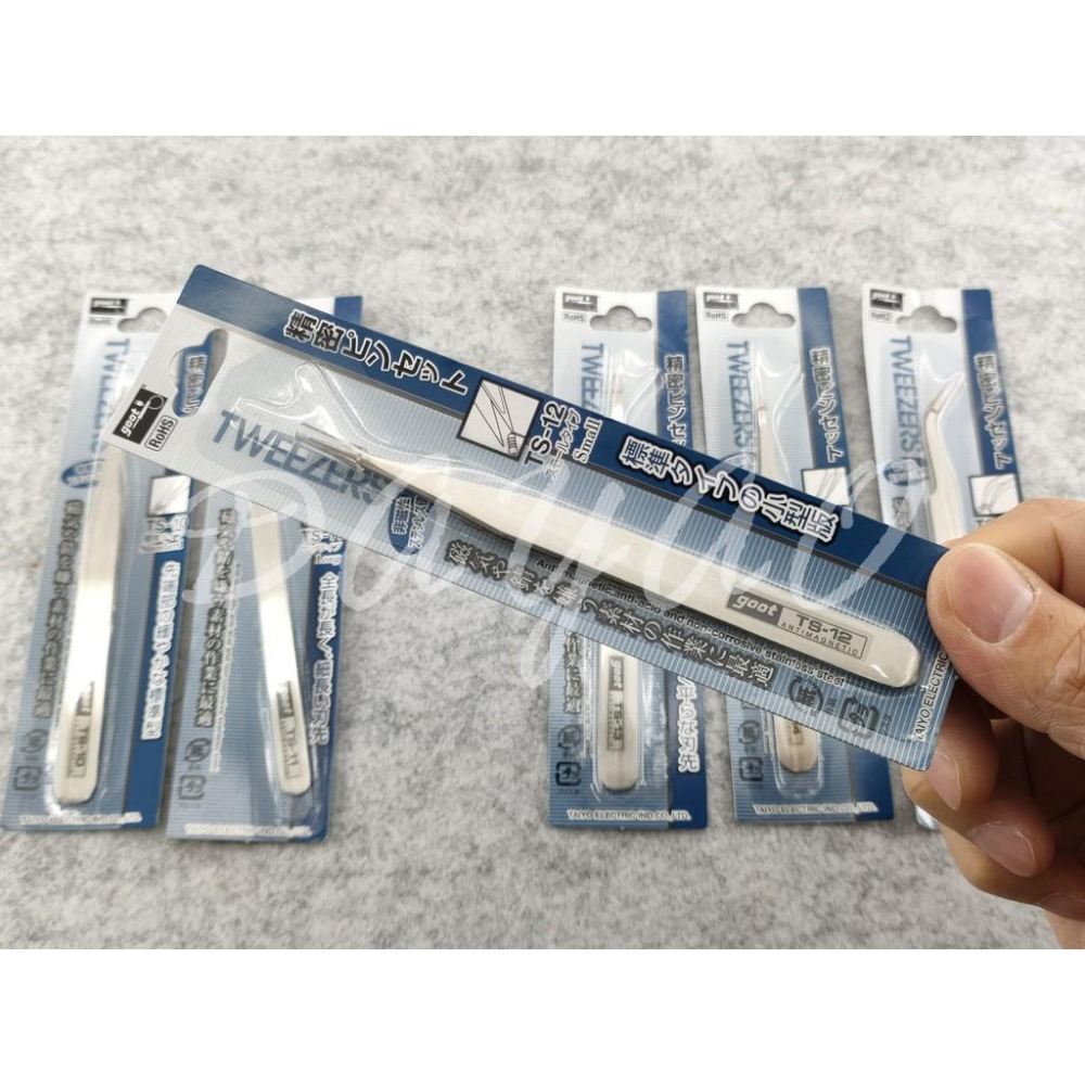 日本原裝 goot 不銹鋼鑷子 鑷子 萬用夾 TS-10 / 11 / 12 / 13 / 14 / 15 現貨-細節圖6
