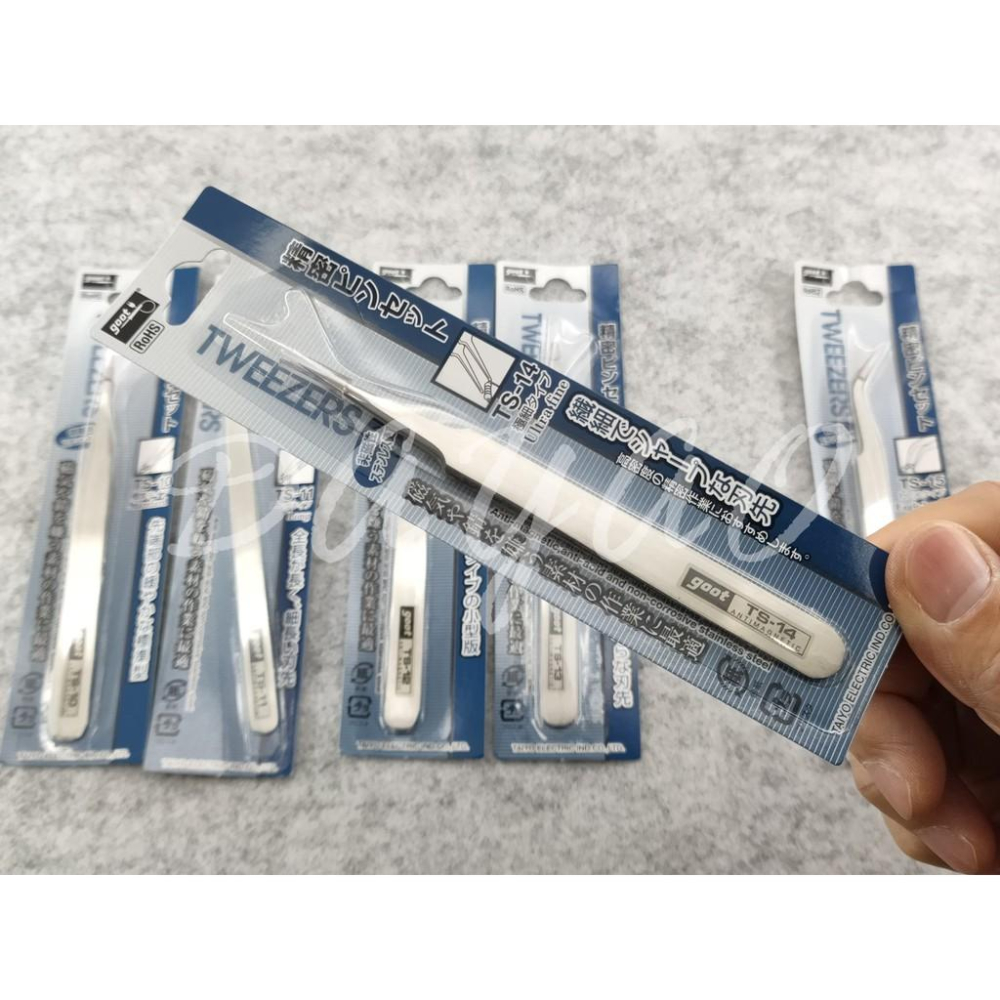 日本原裝 goot 不銹鋼鑷子 鑷子 萬用夾 TS-10 / 11 / 12 / 13 / 14 / 15 現貨-細節圖8