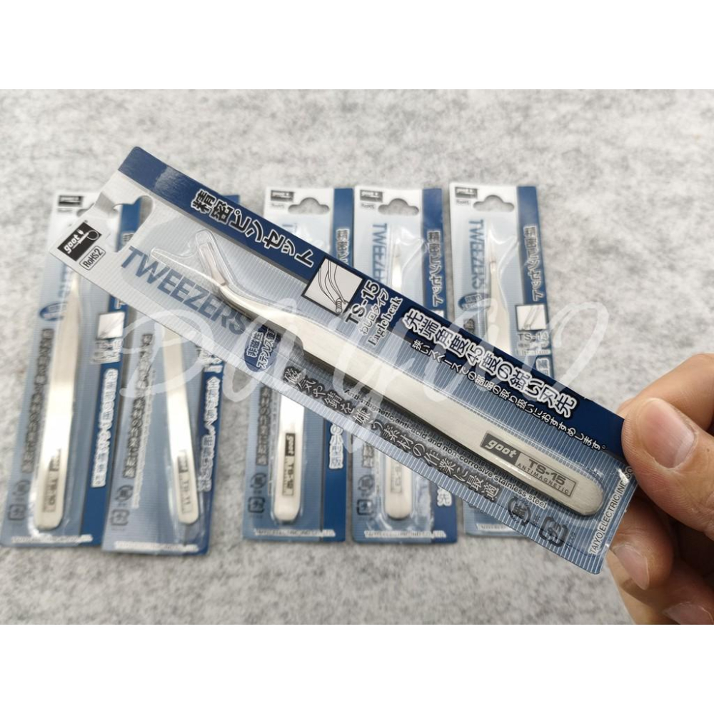 日本原裝 goot 不銹鋼鑷子 鑷子 萬用夾 TS-10 / 11 / 12 / 13 / 14 / 15 現貨-細節圖9