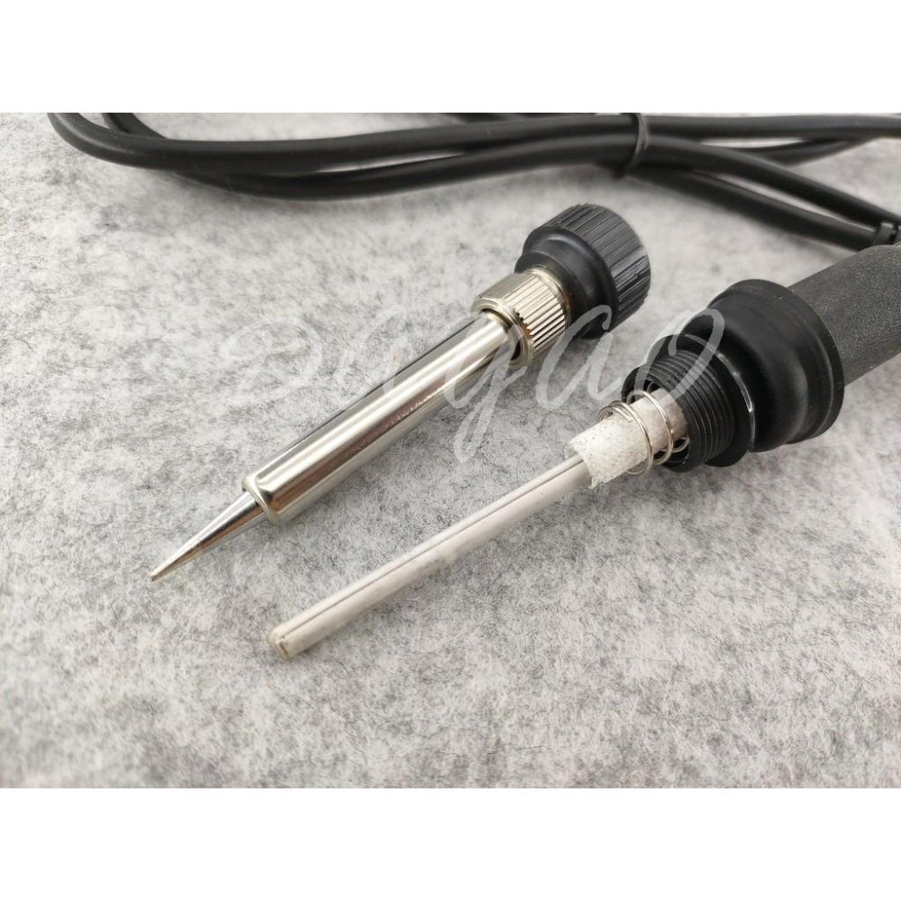 台灣現貨 936烙鐵 60W 配件 恆溫 焊槍 907手柄  5針 5孔 A1321 陶瓷發熱芯 不銹鋼發熱芯-細節圖3