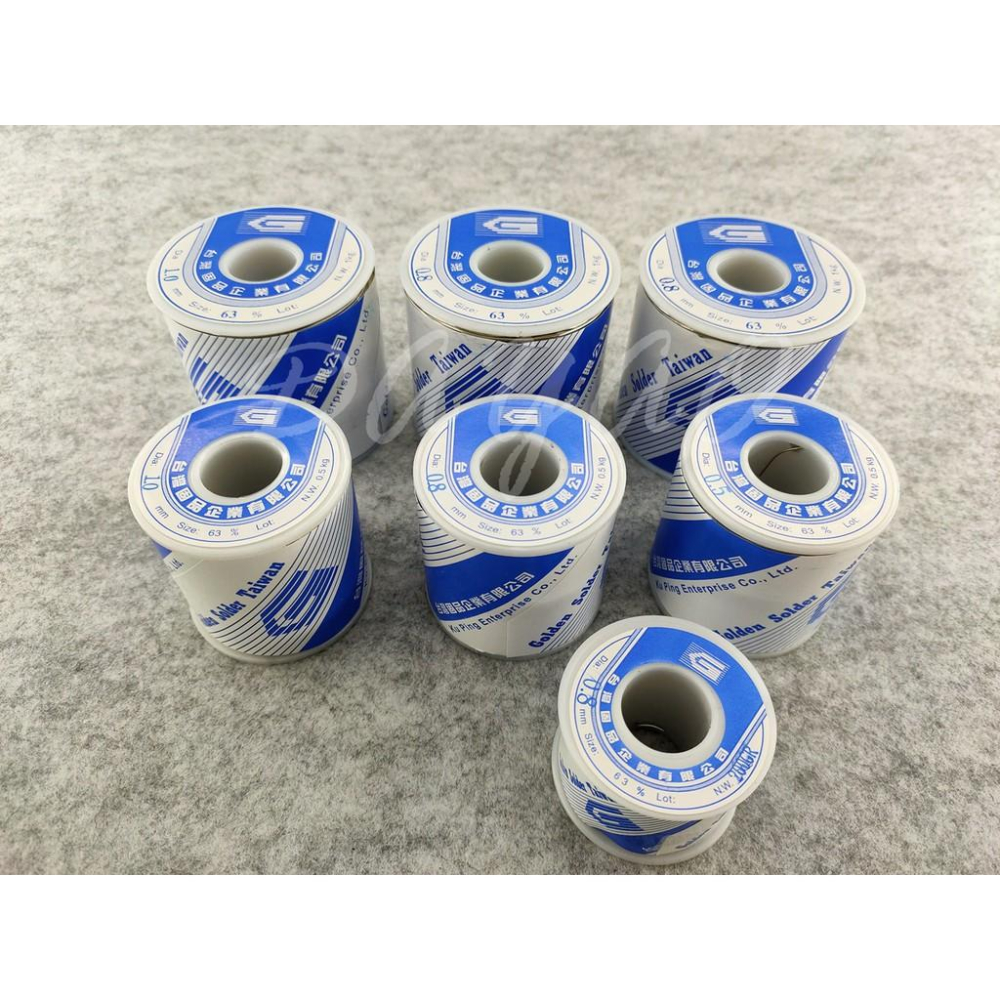 台灣固品 0.5/0.8/1.0/1.2/1.6/3.0mm 63% 0.5/1KG 有鉛錫絲 焊錫絲 錫線 錫絲 焊錫-細節圖2