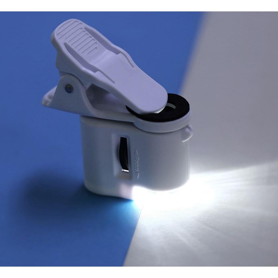 9595W 熱銷款 手機放大鏡 帶夾子 LED 高清放大鏡 60倍 60X 顯微鏡 珠寶鑑定 附電池 現貨-細節圖7