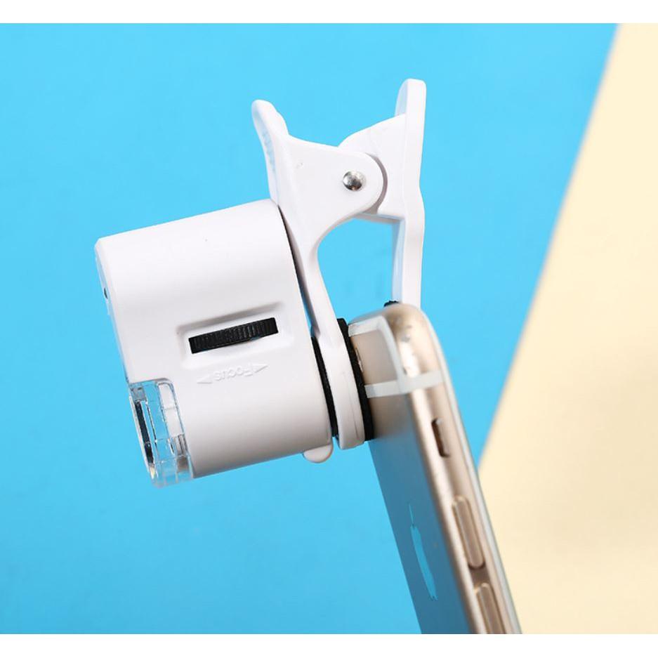 9595W 熱銷款 手機放大鏡 帶夾子 LED 高清放大鏡 60倍 60X 顯微鏡 珠寶鑑定 附電池 現貨-細節圖8