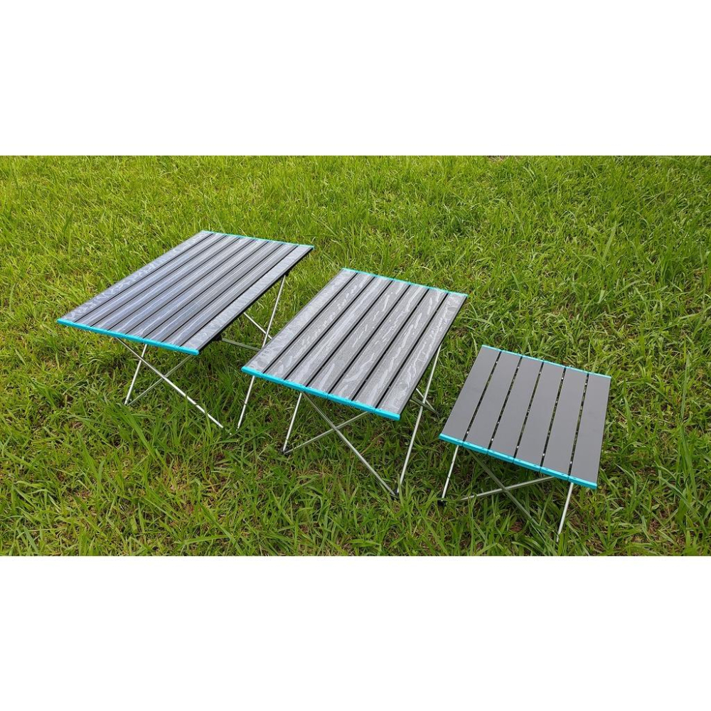 新款 履帶式 戶外 輕便 露營折疊桌 鋁合金折疊桌 蛋捲桌 鋁板桌 折疊桌 露營 野餐 摺疊桌 附收納袋 現貨-細節圖9