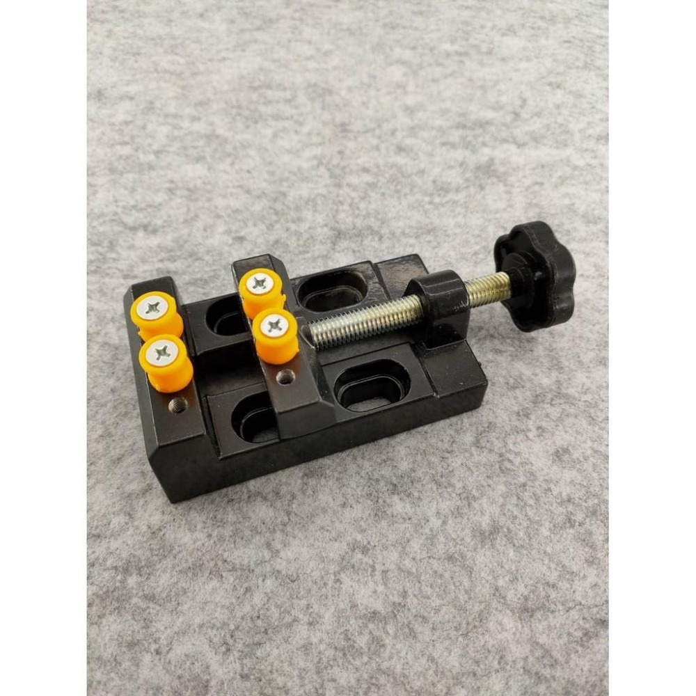 電磨機 迷你小 電鑽 固定平台 塑膠 鋁合金 固定座 夾具 夾床 台鉗 電磨機 配件-細節圖4