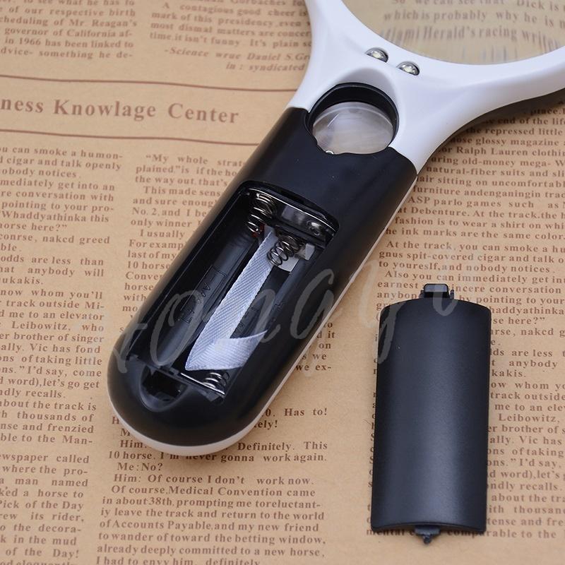 手持放大鏡 75mm鏡片 6902 電路板維修 放大鏡 3倍/10倍 高清 手持放大鏡  帶LED燈-細節圖8