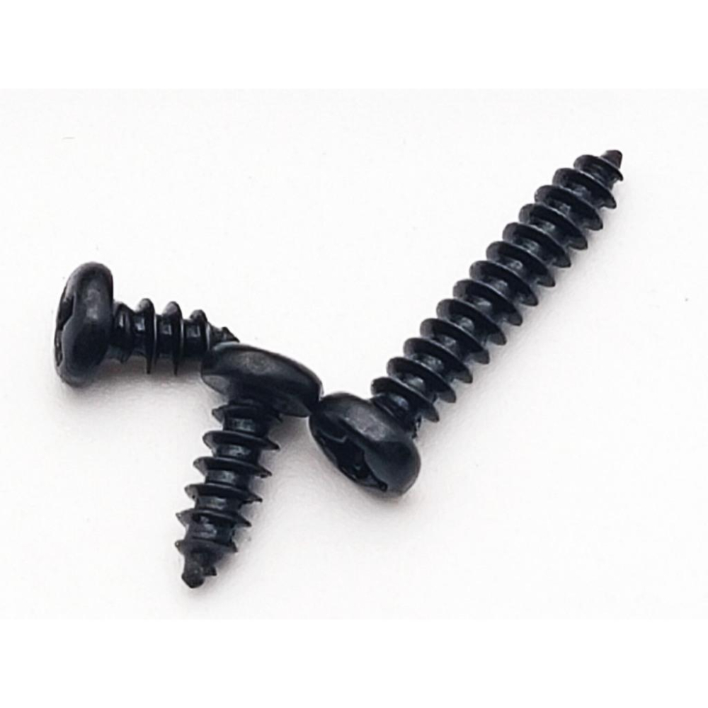 500pcs M3 黑色 碳鋼 圓頭 盤頭 自攻螺絲 螺絲釘 500顆 組合 套裝 盒裝-細節圖4