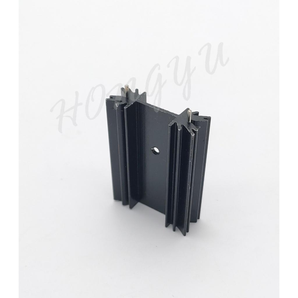 散熱片 TO-247 TO3 音響 散熱片 鋁質 散熱塊 48*35*12mm-細節圖2