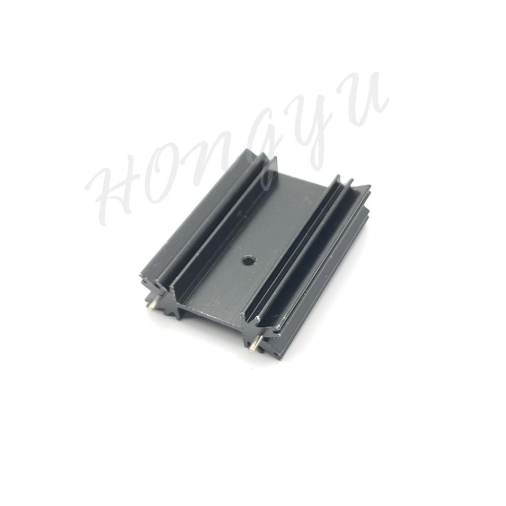 散熱片 TO-247 TO3 音響 散熱片 鋁質 散熱塊 48*35*12mm-細節圖4