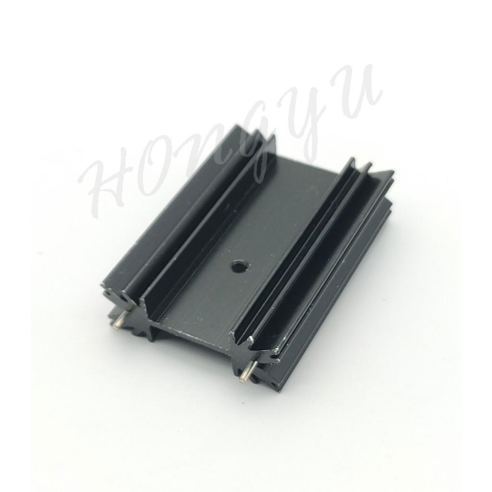 散熱片 TO-247 TO3 音響 散熱片 鋁質 散熱塊 48*35*12mm-細節圖5