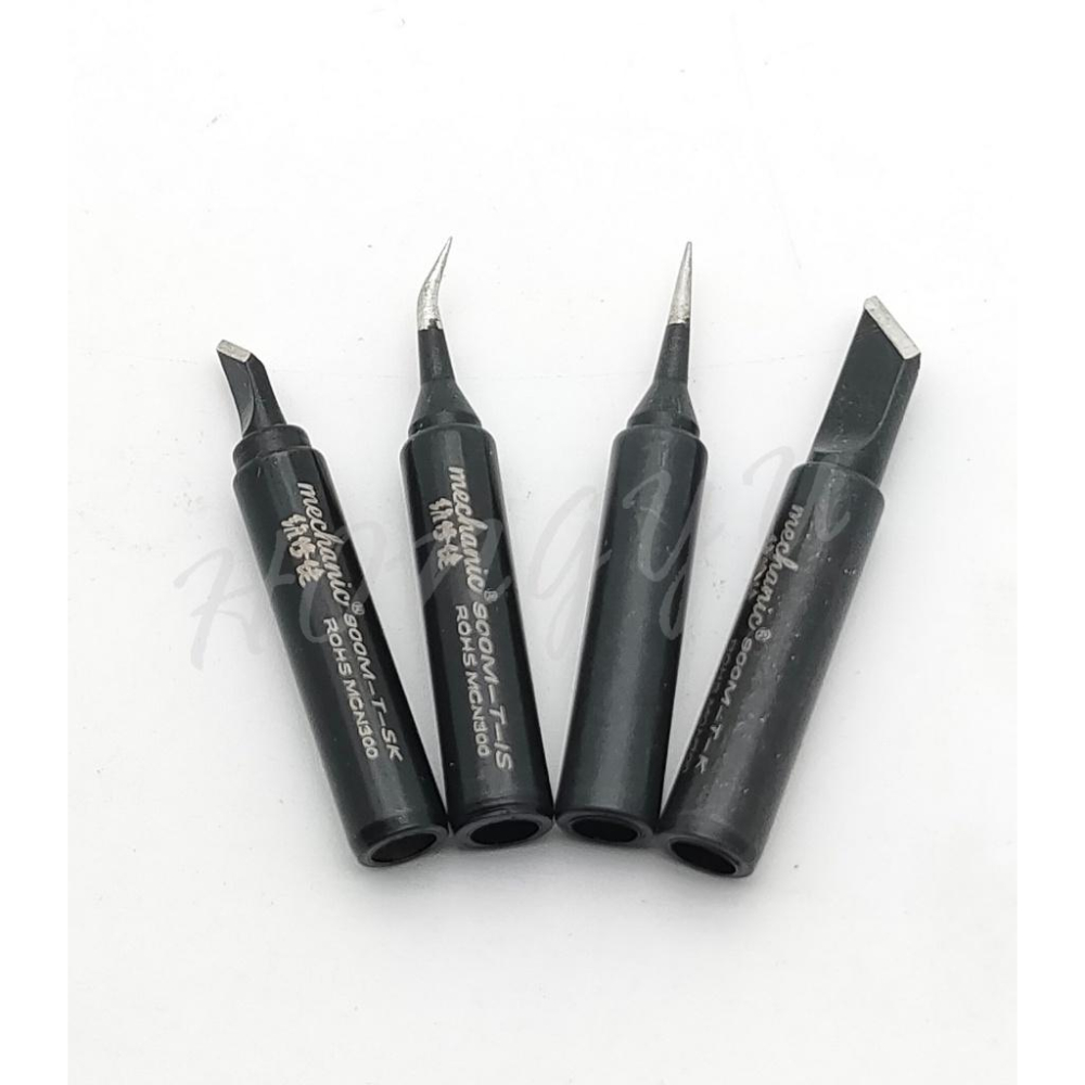 維修佬 黑金剛 烙鐵頭 900M系列通用 無鉛烙鐵頭 936 烙鐵頭 圓頭 刀頭 彎嘴 細尖 無鉛烙鐵頭-細節圖3