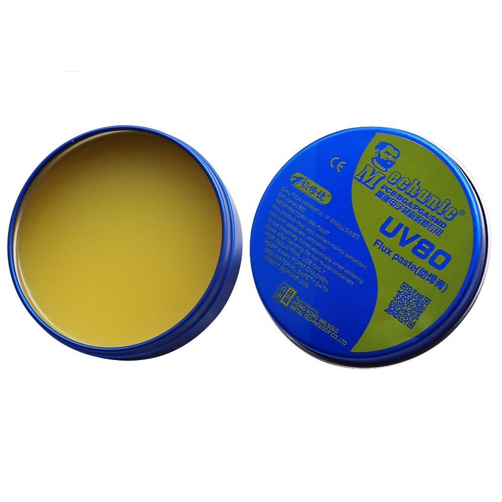 維修佬 UV80 / UV50 無鹵素 免清洗 助焊膏 BGA  電路板 植錫專用 助錫膏 防堵焊油-細節圖4