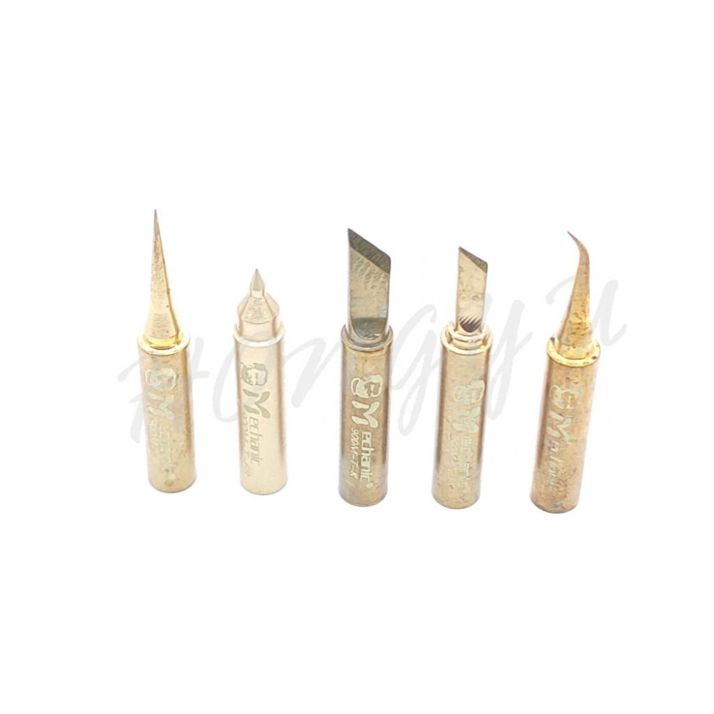 維修佬 精細純銅 飛線專用 烙鐵頭 900M系列通用 936 烙鐵頭 刀頭 彎嘴 細尖-細節圖3