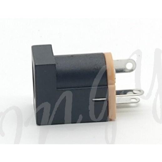 DC JACK DC-012 直立式 電源插座 端子接頭 5.5*2.1 / 2.5MM 180度腳 三腳直流 母插-細節圖6
