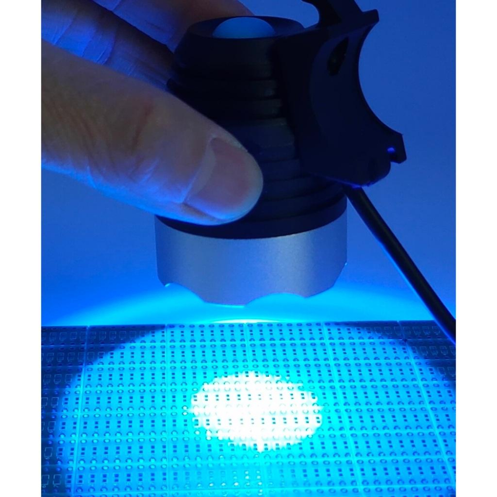 LED 紫外線 UV 固化燈 手機維修 PCB 綠漆 固化燈 USB插電使用 三檔調節-細節圖2