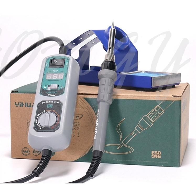 誼華 YIHUA 908+ 908D 攜帶式 可調溫電烙鐵 烙鐵 內熱式電烙鐵 大功率 電烙鐵 攜帶型烙鐵-細節圖9