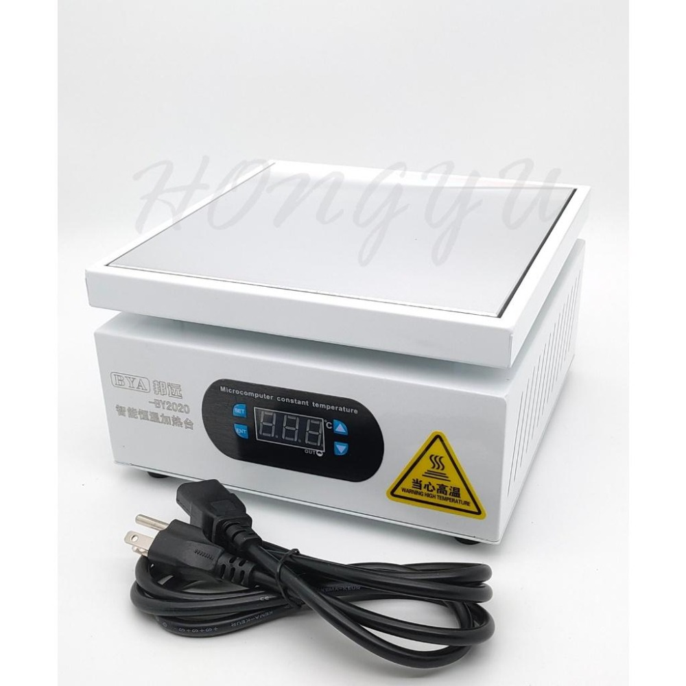 數位顯示 微電腦 溫控 預熱台加熱板 手機維修 PCB 返修加熱台 預熱平臺 110V 台灣電壓-細節圖7