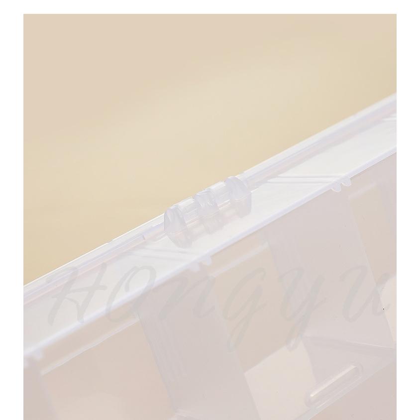 大號 28格 半固定 收納盒 工具盒 塑膠盒子 帶蓋 透明零件盒 加厚 五金元件 收納箱 儲物盒 PP材質 現貨-細節圖3