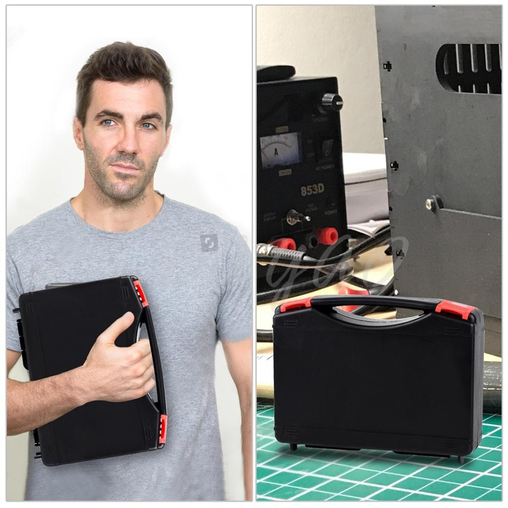 60W 調溫烙鐵 內熱式電烙鐵 調溫電烙鐵 110V / 60W 套裝組合 附烙鐵頭 吸錫器 焊錫 工具箱 現貨-細節圖7