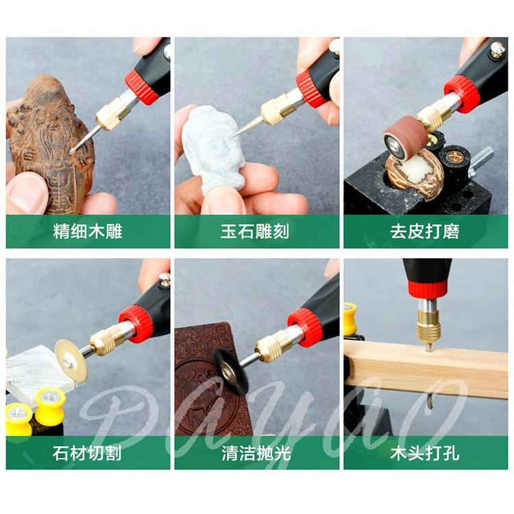 德國美耐特® MNT-992703 充電 無線 六段調速 迷你 電鑽 筆型 電磨機 微切 打磨 拋光 手持 送耗材-細節圖8