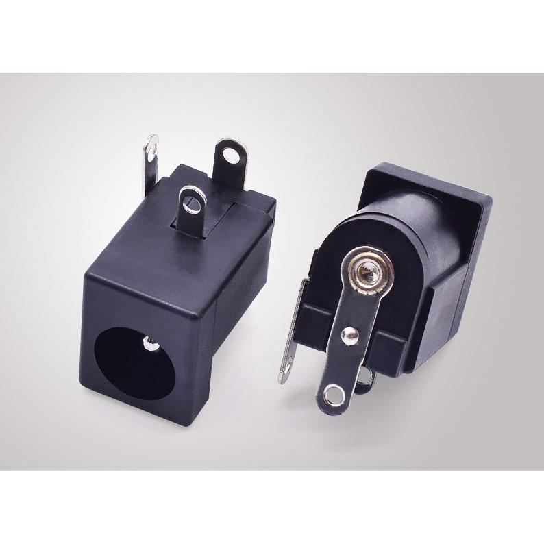 DC JACK DC-005 5.5*2.1 / 5.5*2.5  2.0mm 圓針 3腳 電源座DC座 耐高溫 圓孔-細節圖3