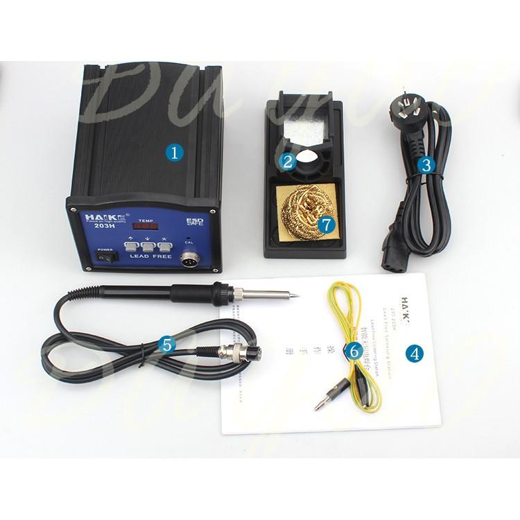 203H 高頻 數位顯示 大功率 90W 快速升溫 溫控 恆溫 烙鐵 焊槍 焊台 維修 110V 電路板 手機維修-細節圖7