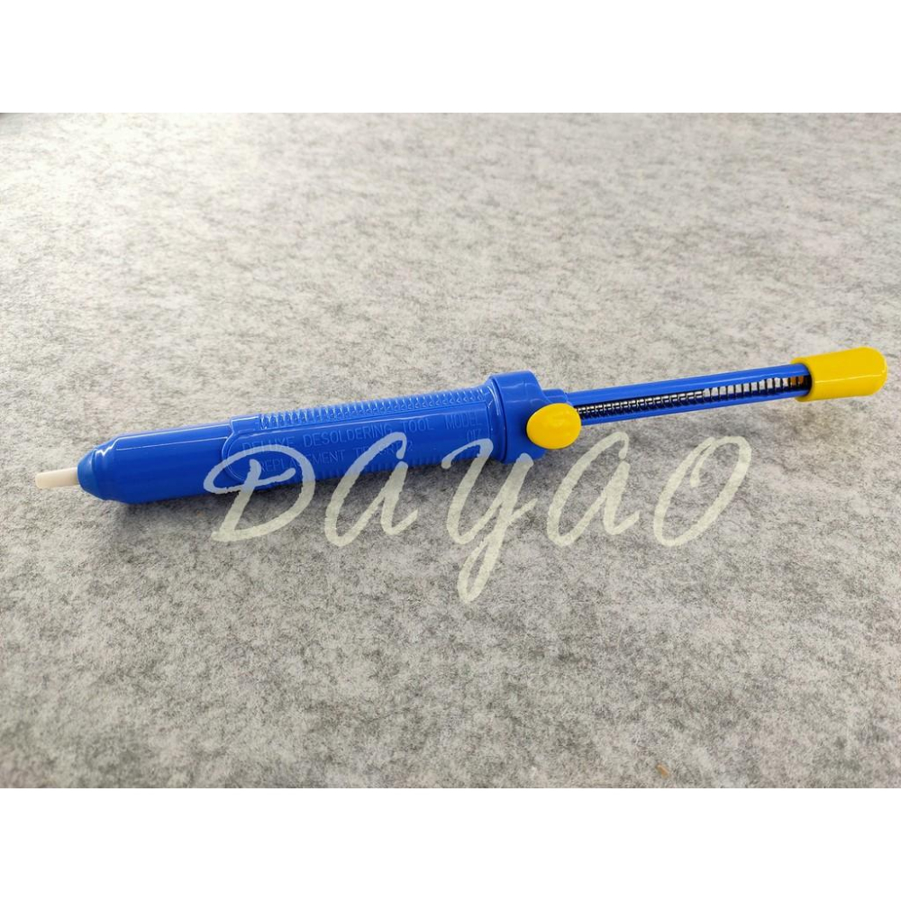 EDSYN  黑 / Desoldering 藍 手動 吸錫槍 大號 33CM 吸錫器 除錫器 吸嘴-細節圖4